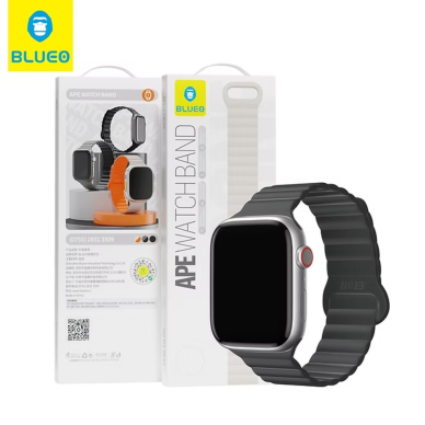 Magnetic Silicone apyrankė Apple Watch Black 42/44/45/46/49 mm 4