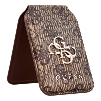 Magnetinė įmautė kortelėms brown GUESS 4G Stand & Mirror 4