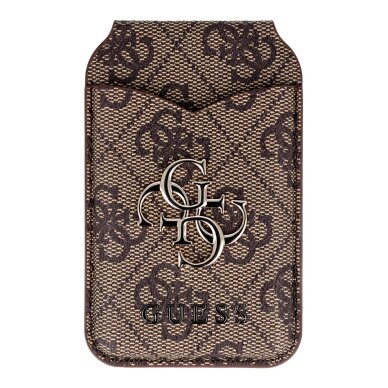 Magnetinė įmautė kortelėms brown GUESS 4G Stand & Mirror 1