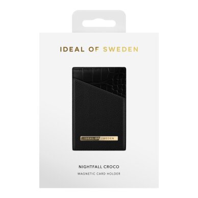 Magnetinė įmautė kortelėms iDeal Of Sweden Holder Nightfall Croco 2