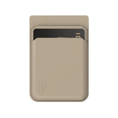 Magnetinė įmautė kortelėms iDeal Of Sweden Magsafe Holder Compatible Beige 1
