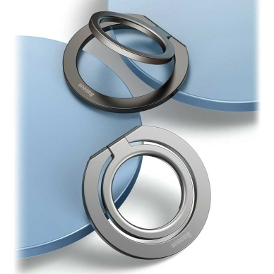 Magnetinis laikiklis silver BASEUS SINGLE-RING SUCH000012 4