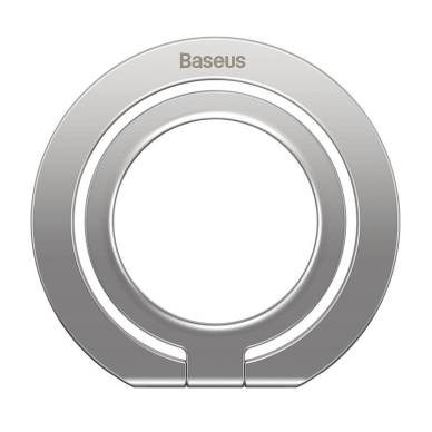 Magnetinis laikiklis silver BASEUS SINGLE-RING SUCH000012
