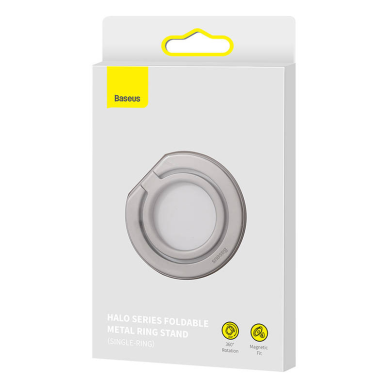 Magnetinis laikiklis silver BASEUS SINGLE-RING SUCH000012 6