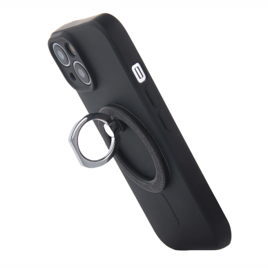 Magnetinis laikiklis - žiedas black Glitter 4