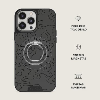 Magnetinis laikiklis - žiedas Black Rock Silver BURGA 1