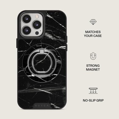 Magnetinis laikiklis - žiedas Noir Origin Silver BURGA 1