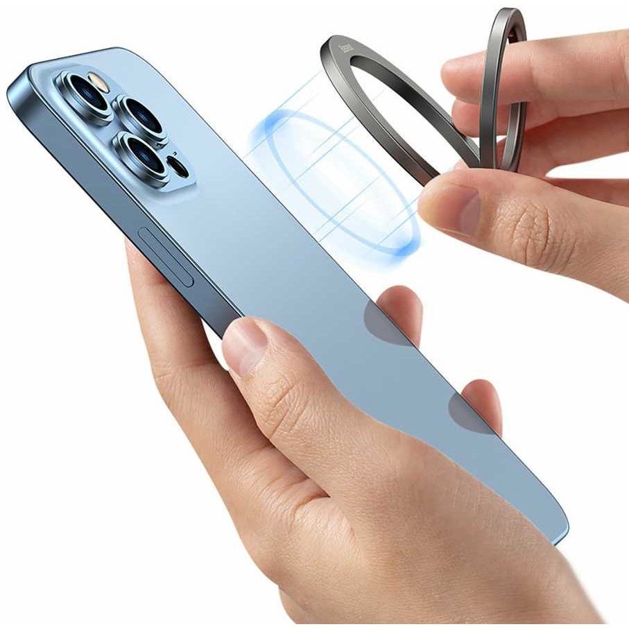 Magnetinis laikiklis silver BASEUS SINGLE-RING SUCH000012 5 Magnetinis laikiklis silver BASEUS SINGLE-RING SUCH000012 5