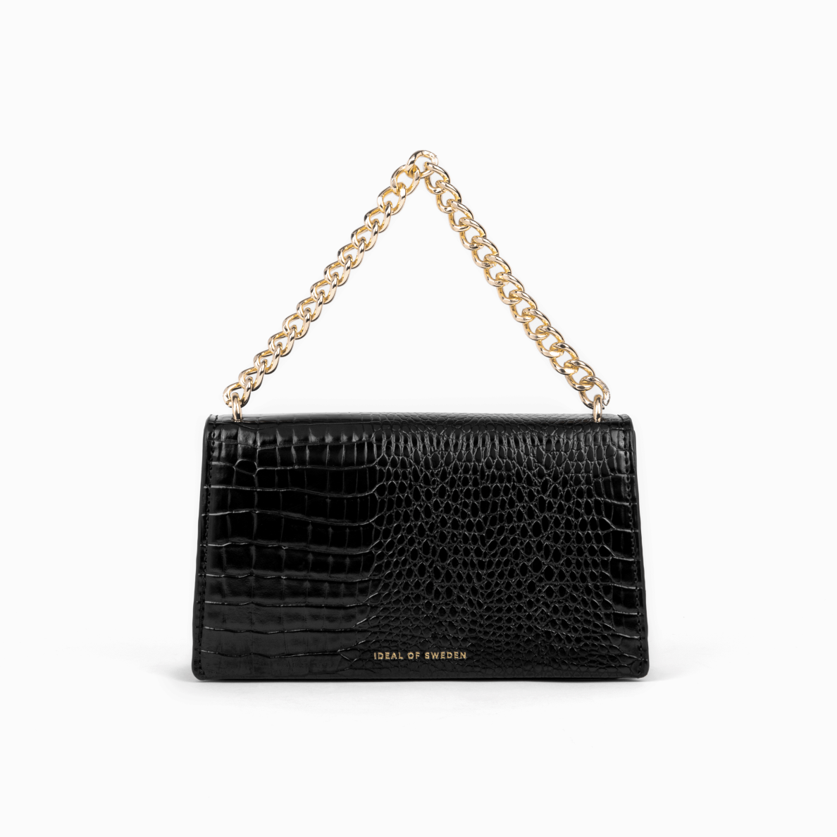 Medium Lia Baguette iDeal Of Sweden Bag Neo Noir Croco 2