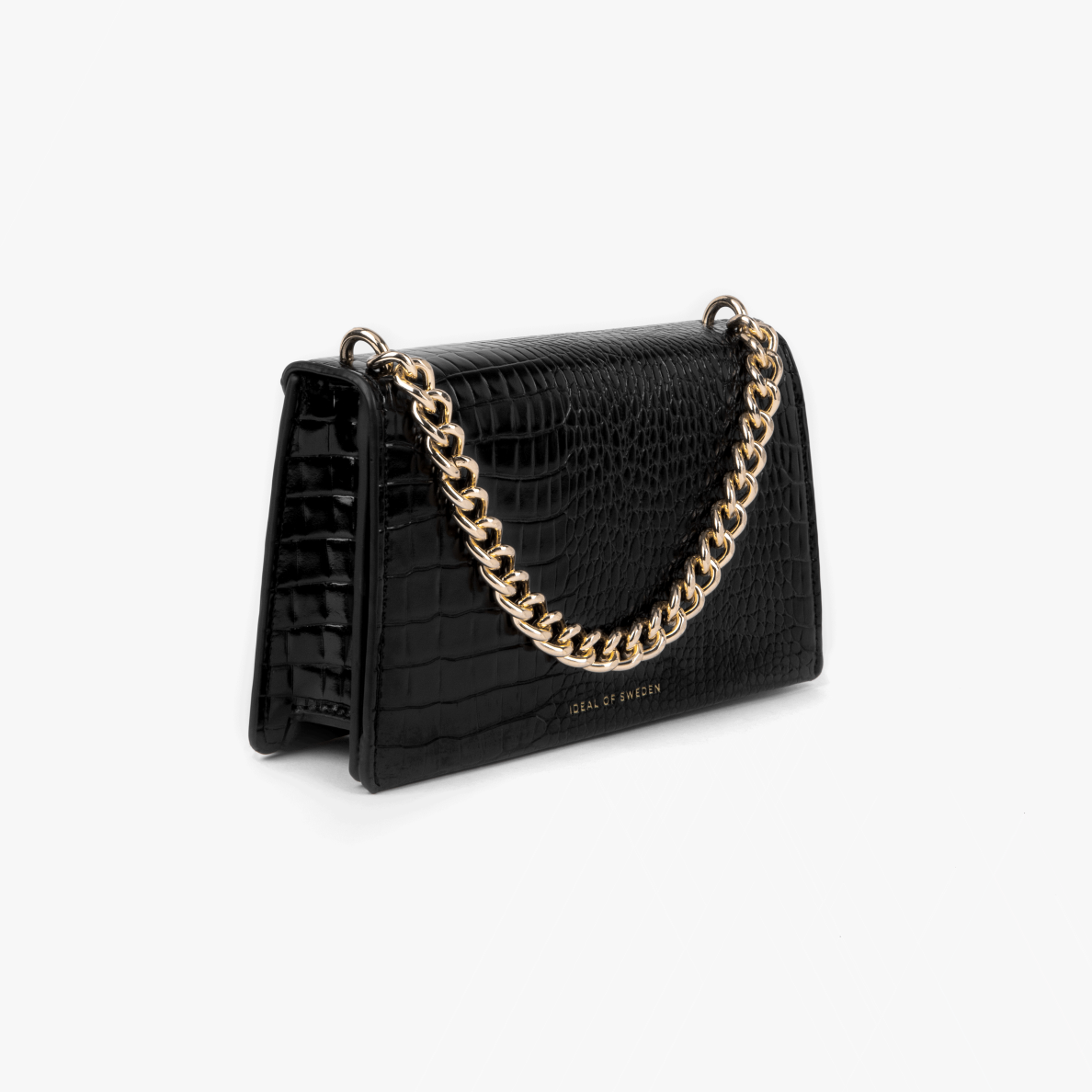 Medium Lia Baguette iDeal Of Sweden Bag Neo Noir Croco 1