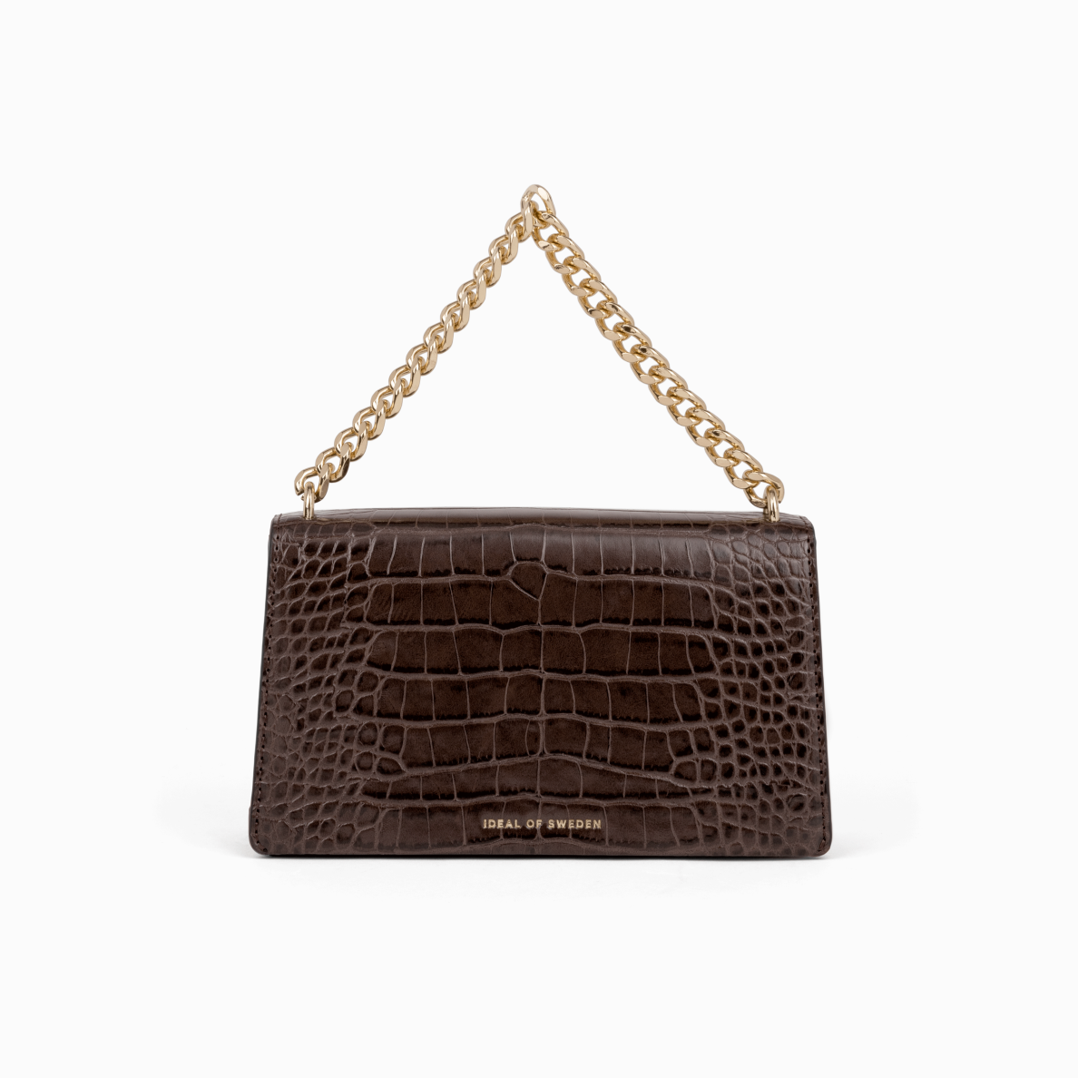 Medium Lia Baguette iDeal Of Sweden Deep Walnut Croco 2