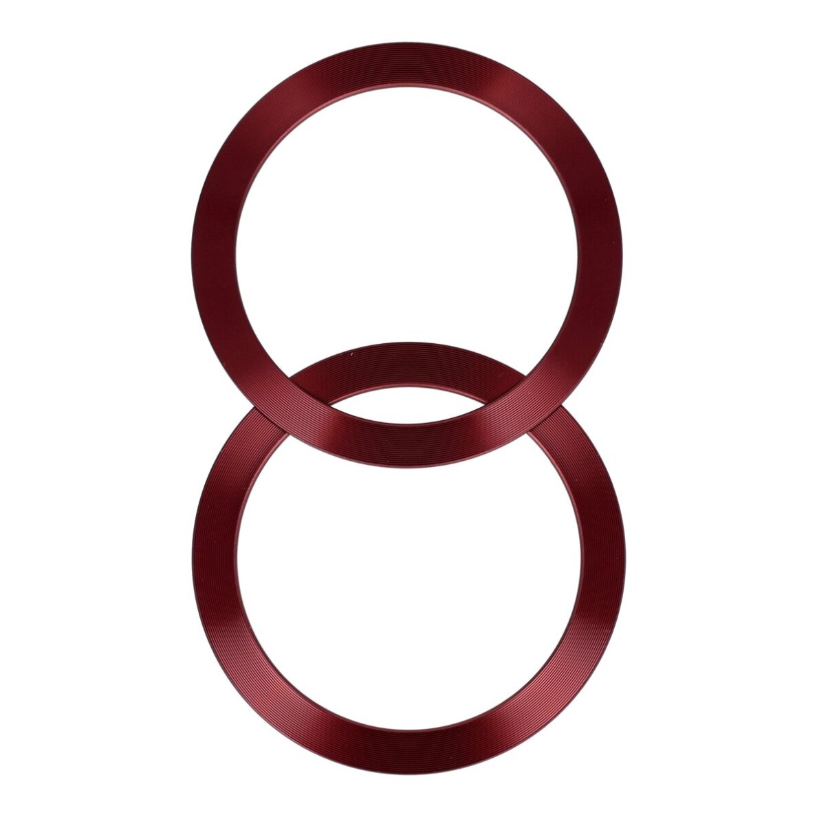 Metalinių klijuojamų žiedų 2 vnt. komplektas MagSafe purple