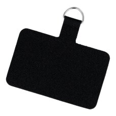 Medžiaginis skirtukas virvutei / apyrankei tvirtinti black