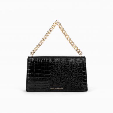 Medium Lia Baguette iDeal Of Sweden Bag Neo Noir Croco 2