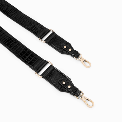 Medium Lia Baguette iDeal Of Sweden Bag Neo Noir Croco 3