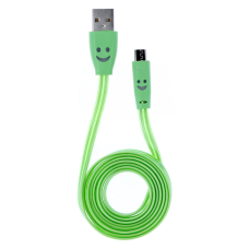 Micro usb LED Q-touch QUC-72M žalias USB laidas