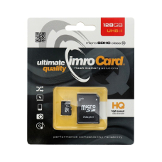 MicroSD 128GB IMRO atmint. korta 10 kl+adapteris