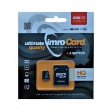 MicroSD 256GB IMRO atmint. korta 10 kl+adapteris
