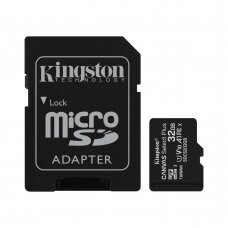 MicroSD 32GB KINGSTON 10 class atmint.korta Canvas+