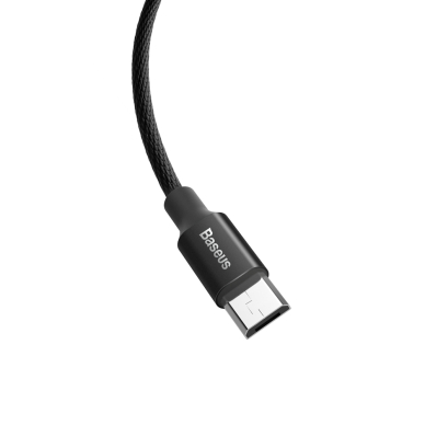 Micro USB Baseus juodas laidas 1,5m CAMYW-B01 2