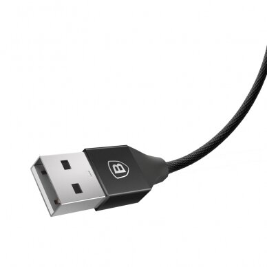 Micro USB Baseus juodas laidas 1,5m CAMYW-B01 3