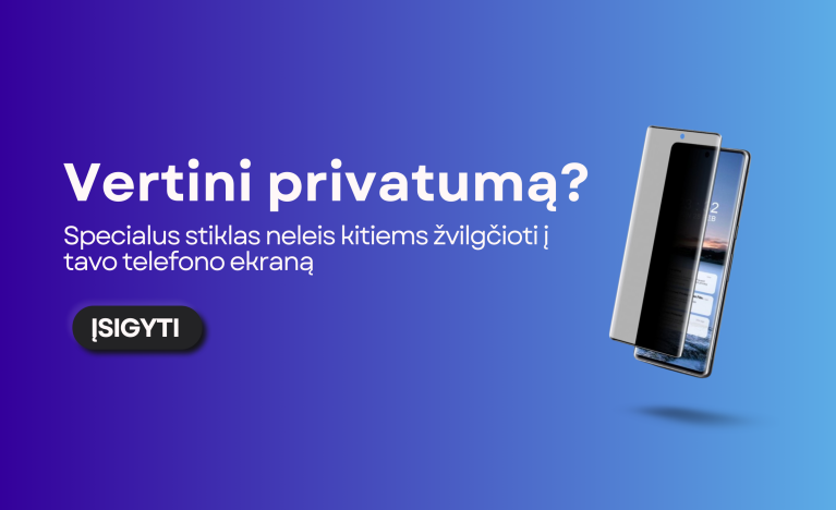 PRIVACY stiklai