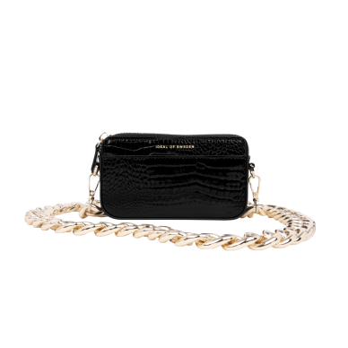 Nano Chain iDeal Of Sweden Bag Neo Noir Croco