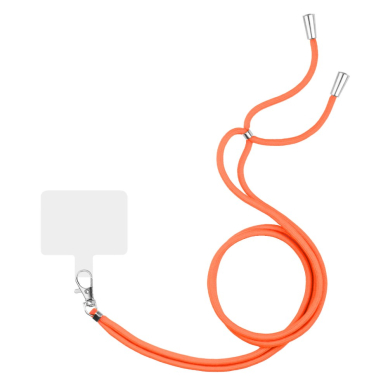 Neo orange virvutė ant kaklo su skaidriu skirtuku