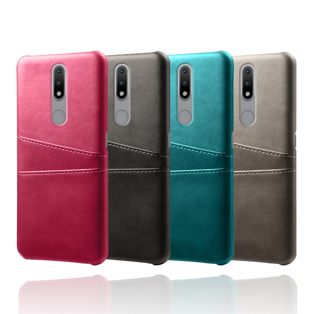 Nokia 2.4 Tracy Leather Card juoda nugarėlė 5