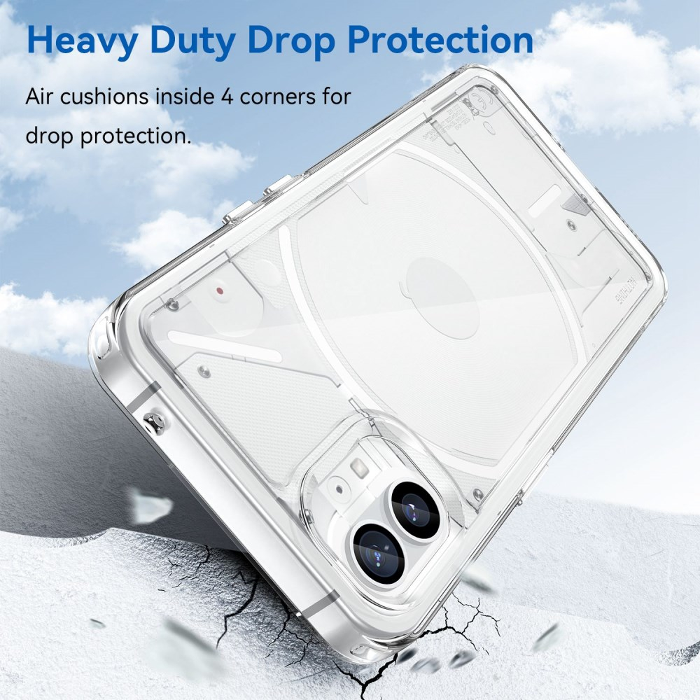 Nothing Phone 1 skaidri Acrylic+TPU nugarėlė 1