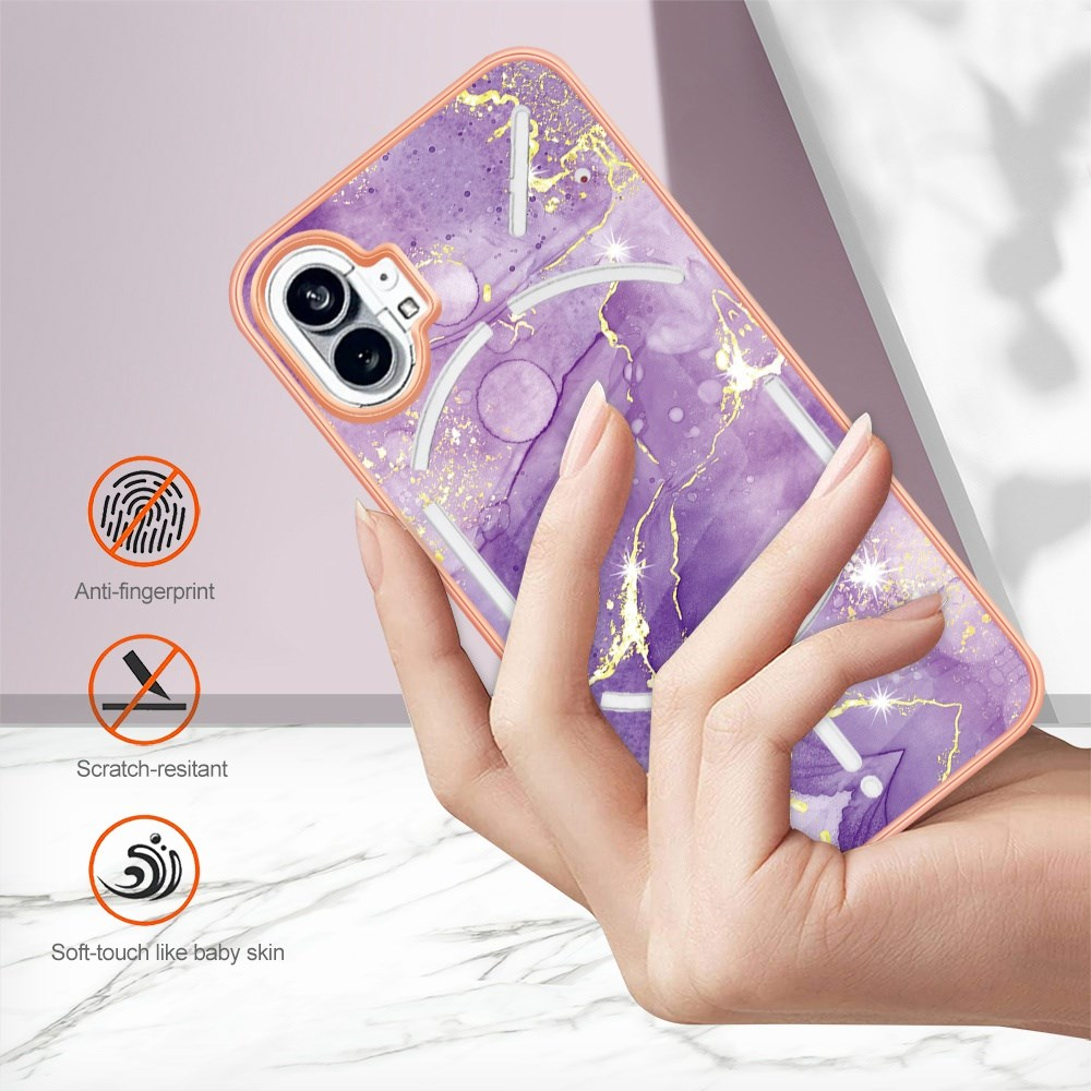 Nothing Phone 1 Tracy nugarėlė MILKY WAY MARBLE Purple 2