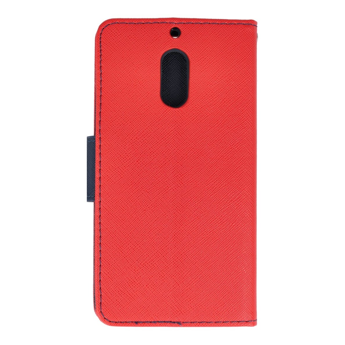 NOKIA 6 raudonas fancy diary dėklas 1