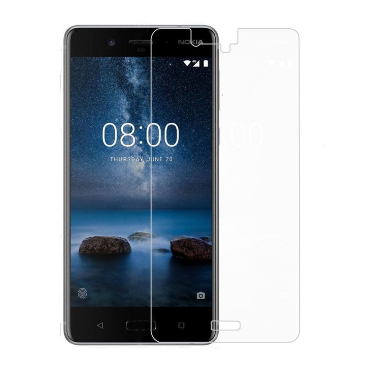 NOKIA 8 apsauginis stiklas
