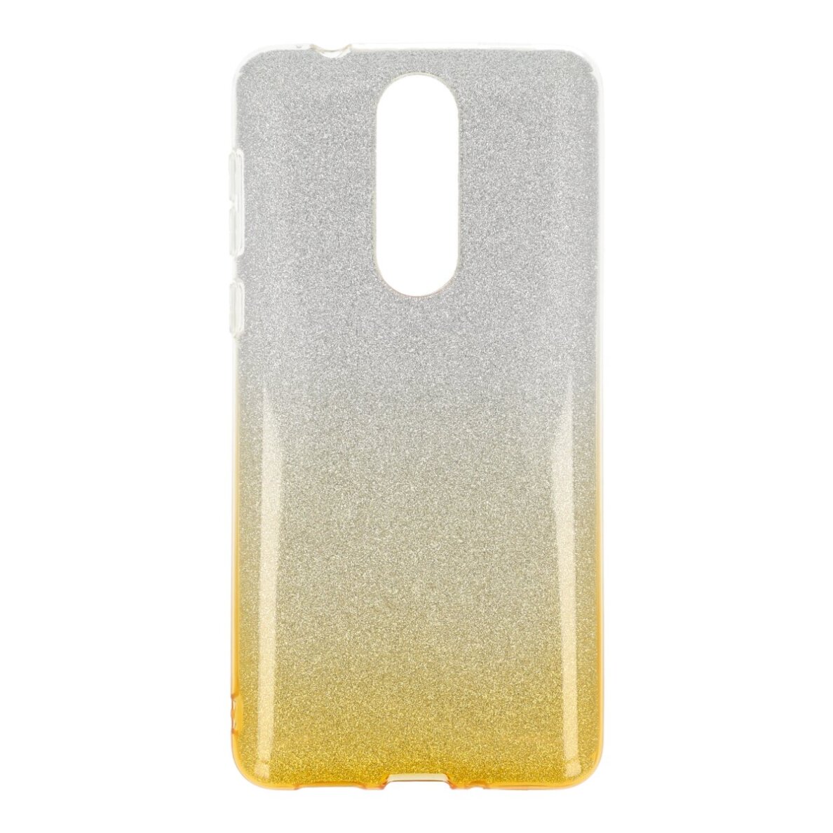 NOKIA 8 aukso spalvos Glitter3 nugarėlė