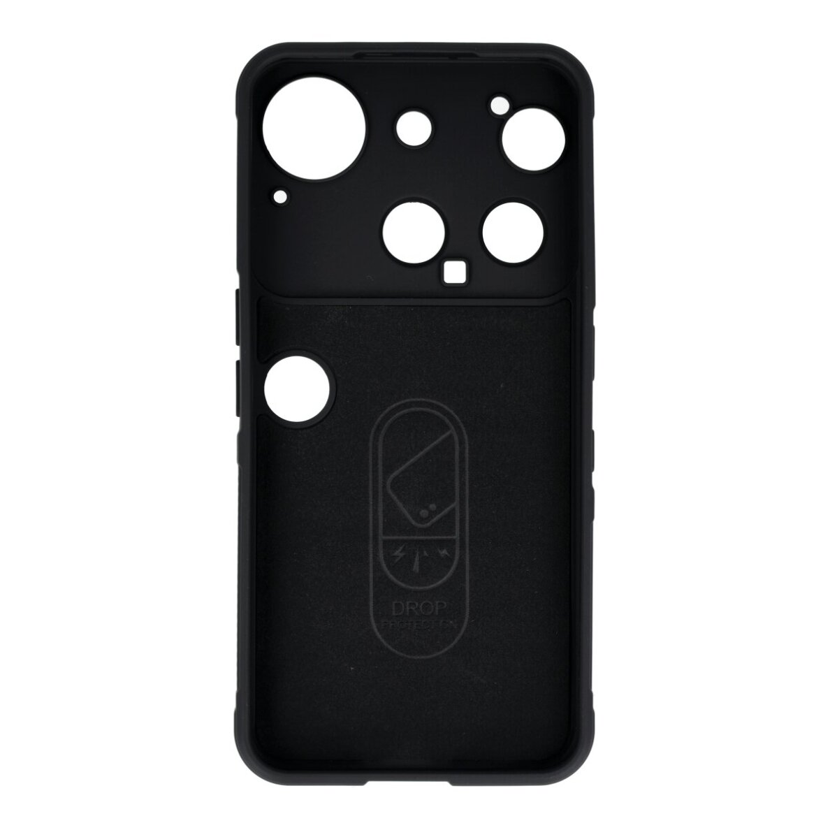 Nothing Phone 3 black Tracy Anti-slip Rugged nugarėlė 1