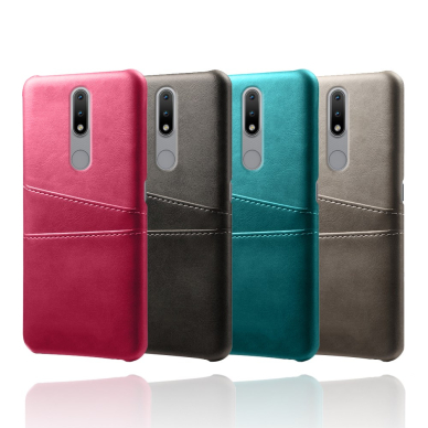 Nokia 2.4 Tracy Leather Card juoda nugarėlė 5