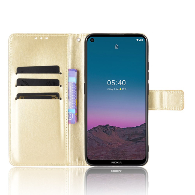 Nokia 5.4 aukso spalvos Tracy K.FLEXI dėklas 7