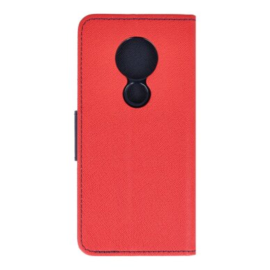 NOKIA 7.2/NOKIA 6.2 raudonas Fancy Diary dėklas 1