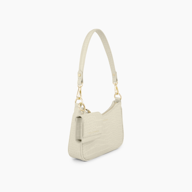 Nora Shoulder iDeal Of Sweden Bag Cream Beige Croco 4