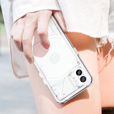 Nothing Phone 1 skaidri Acrylic+TPU nugarėlė 5