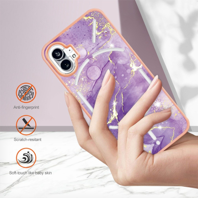 Nothing Phone 1 Tracy nugarėlė MILKY WAY MARBLE Purple 2