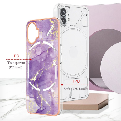 Nothing Phone 1 Tracy nugarėlė MILKY WAY MARBLE Purple 5