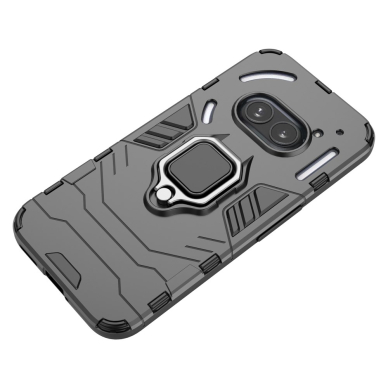 Nothing Phone 2a black STRONG RING ARMOR nugarėlė 5
