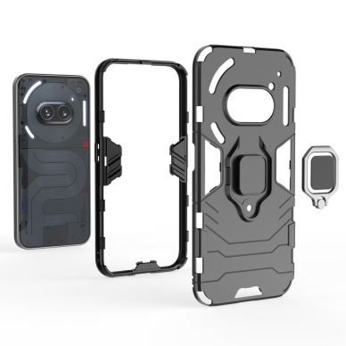 Nothing Phone 2a black STRONG RING ARMOR nugarėlė 6