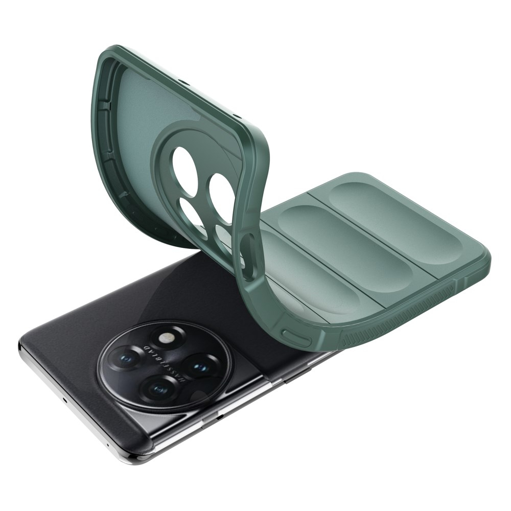 OnePlus 11 5G žalia Tracy Anti-slip Rugged nugarėlė 3