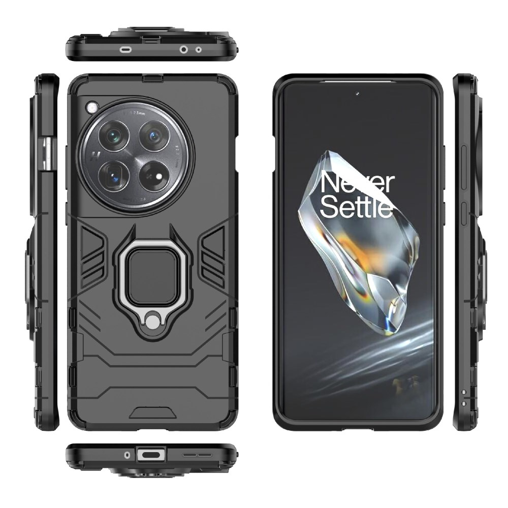 OnePlus 12 5G black Tracy RING ARMOR nugarėlė 7