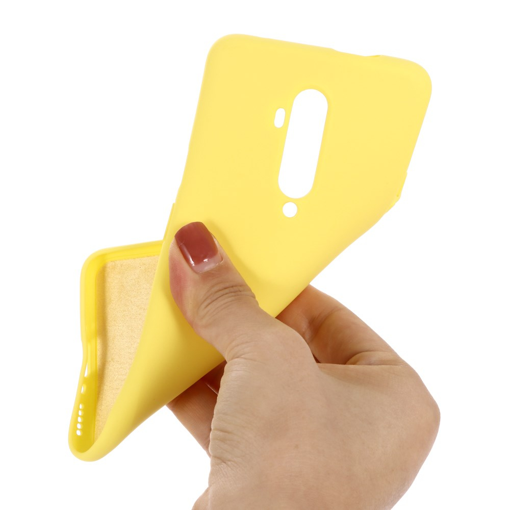 OnePlus 7T Pro geltona SILICONE nugarėlė 2