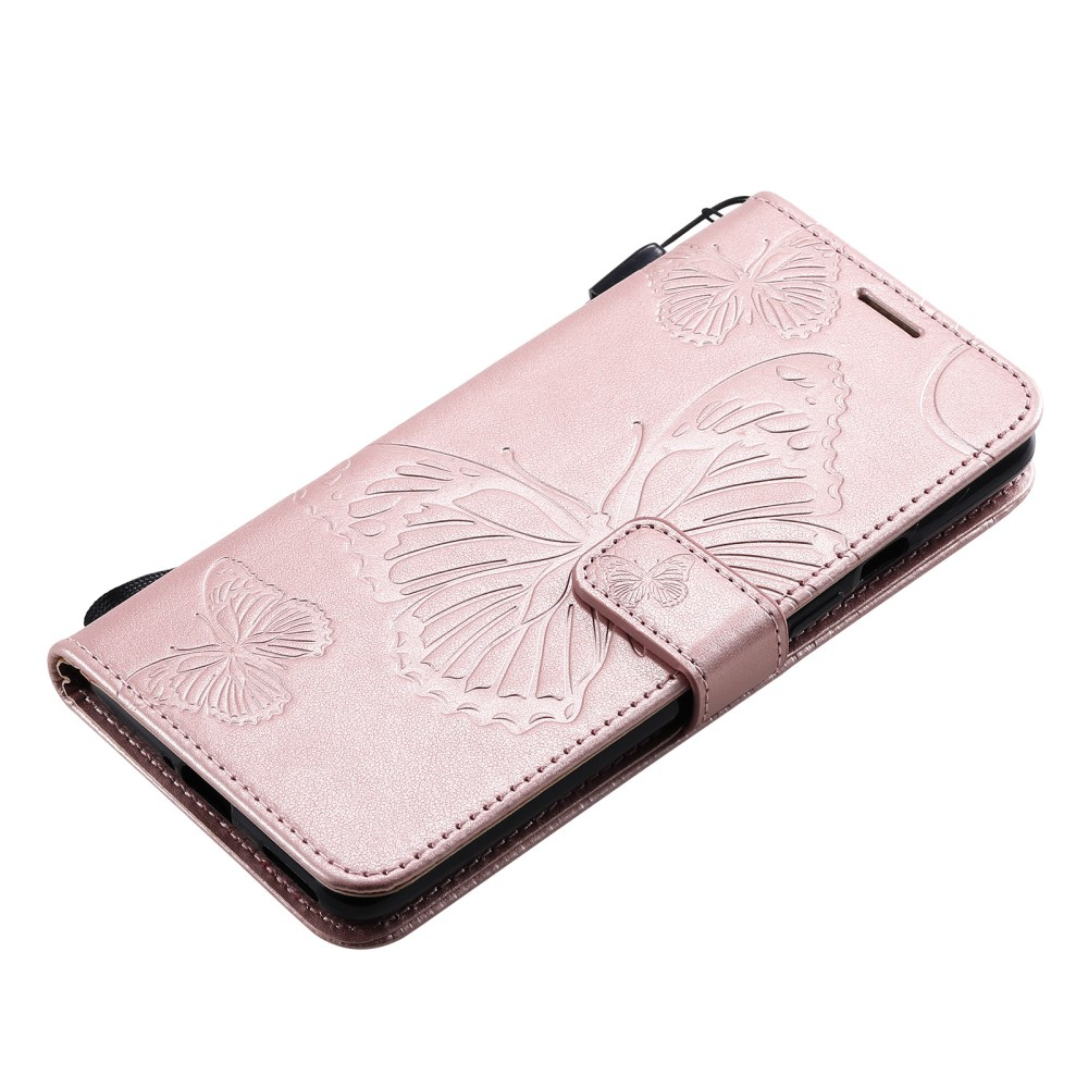 OnePlus 9 rausvas Tracy K.FLEXI dėklas Butterflies 5