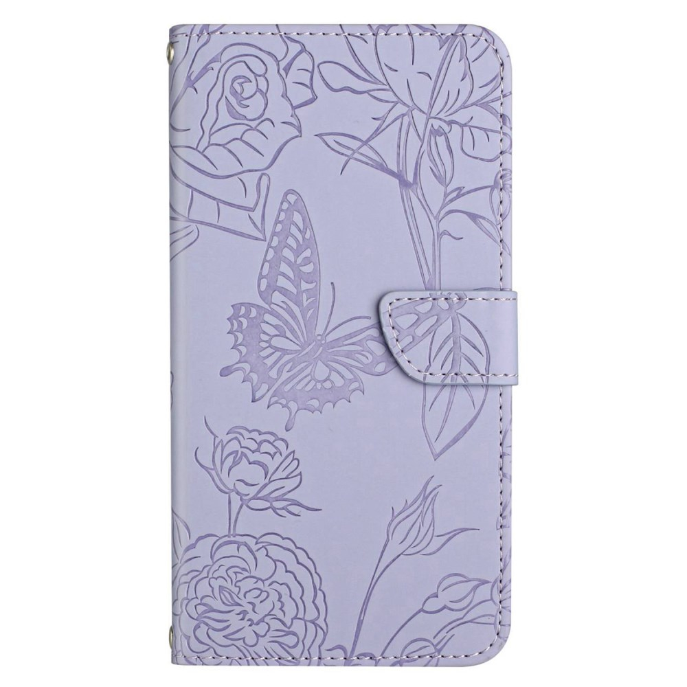 OnePlus Nord 2T 5G Tracy MEZZO violetinis Butterfly/Flowers dėklas 7