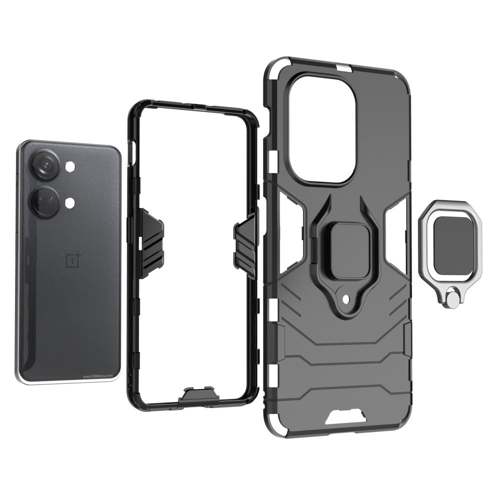OnePlus Nord 3 5G juoda Tracy RING ARMOR nugarėlė 3